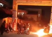 Aksi Tawuran di Jalan Sultan Agung Palembang, Dua Kelompok Remaja Saling Lempar dengan Molotov