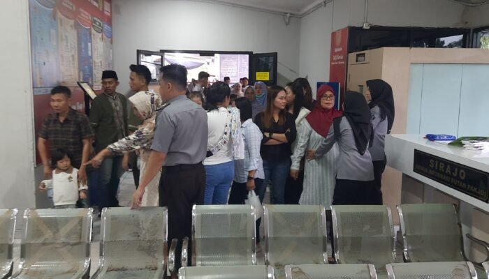 Lebaran Hari Pertama, Rutan Kelas 1 Palembang Ramai Dikunjungi Keluarga Warga Binaan
