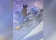 Pelaku Curanmor Gasak Motor di Parkiran Minimarket Kompleks Citra Grand City Palembang