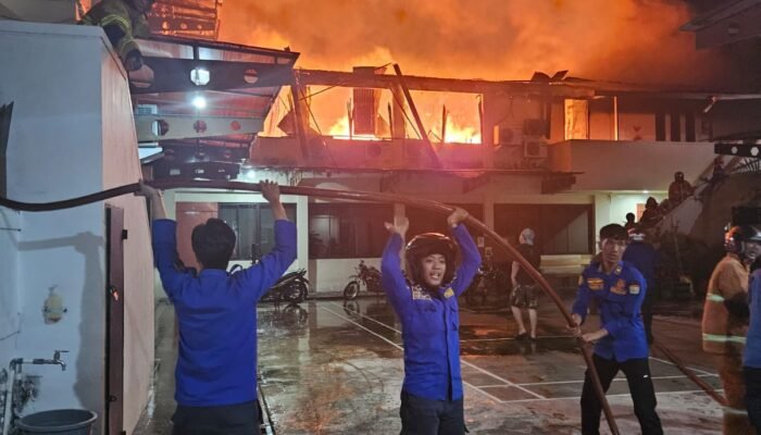 Gudang PT Lonsum di Palembang Terbakar, Diduga Korsleting Listrik AC