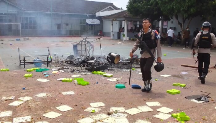 Rusuh di Lapas Narkotika Muara Beliti, Ratusan Napi Rusak Sejumlah Sarana dan Prasarana