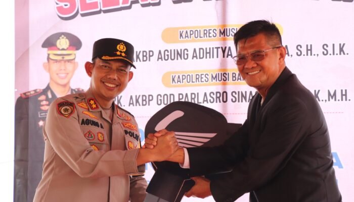 Bentuk Sinergitas, PT SMS Berikan Bantuan Kendaraan Operasional ke Polsek Muara Lakitan