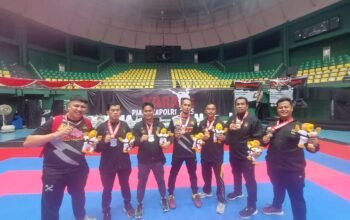Kontingen Karateka Polda Sumsel Sukses Boyong 7 Medali di Piala Kapolri Cup 2025