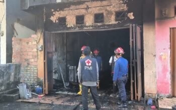 Pijat Refleksi di Jalan Alamsyah Ratu Prawiranegara Palembang Terbakar, Terapis Kocar Kacir Selamatkan Diri