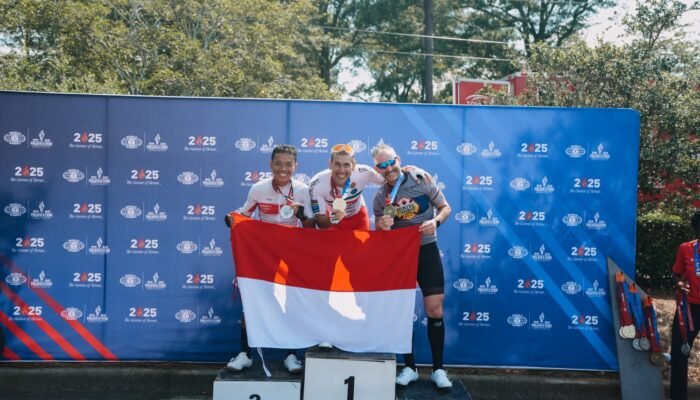 Aiptu Febri Alatra Sumbang Medali Perak dan Perunggu, Polisi Sumsel Ini Kibarkan Merah Putih di WPFG USA 2025