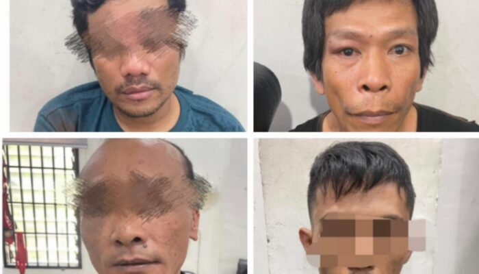 Beraksi di 44 TKP, 4 Kawanan Curanmor di Palembang Diringkus, Satu Ditembak