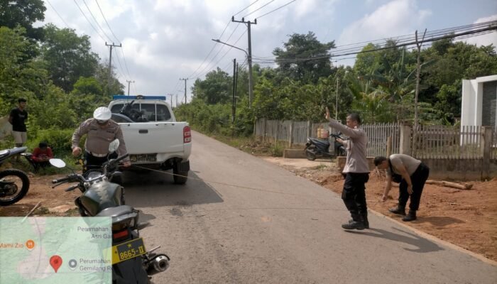 Nekat Melawan Arus, Pengendara Motor Terluka Parah Diserempet Dump Truk di Jalan TPH Sopian Kenawas Gandus Palembang
