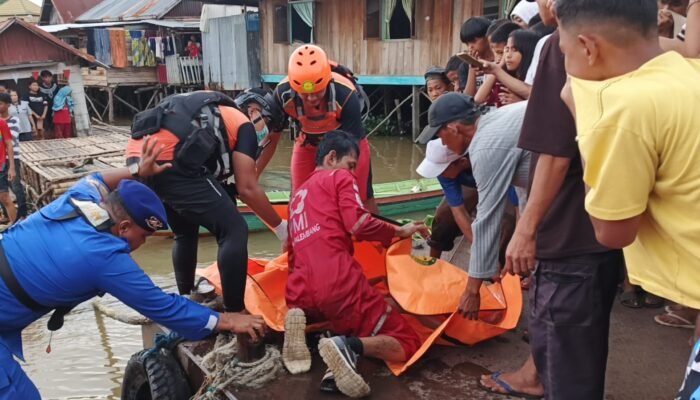 Basarnas Palembang Temukan Korban Kedua yang Tenggelam di Sungai Ogan