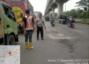 Pemotor Wanita di Palembang Tewas Diserempet Truk Molen, Sopir Kabur