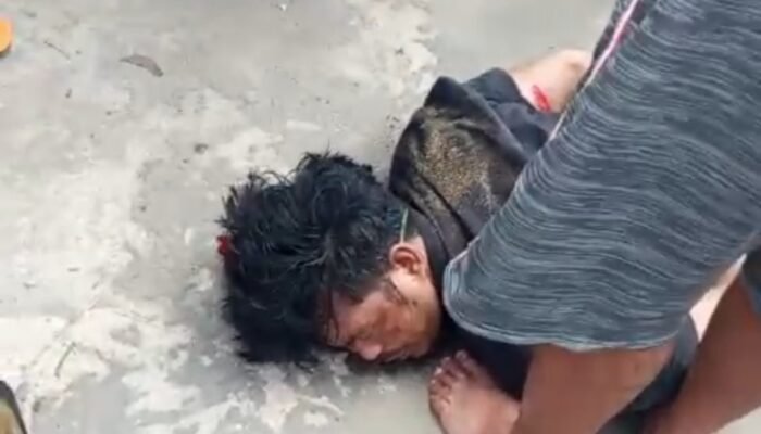 Geram Sering Kemalingan Motor, Warga Jalan Noerdin Panji Hakimi Pelaku Curanmor Hingga Nyaris Tewas