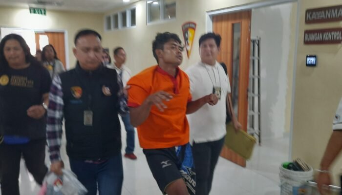 Tampang Febrianto Pelaku Pembunuhan Anti Puspitasari di Hotel Lendosis, Ditembak Kaki Kanannya