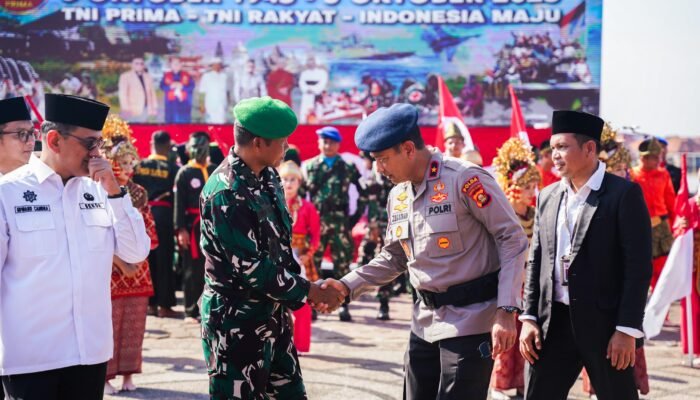 HUT Ke-80 TNI, Polda Sumsel Tegaskan Komitmen Jaga Keamanan dan Keutuhan NKRI