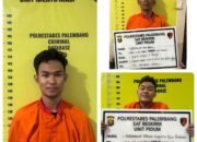 Tiga Pelaku Begal Sadis di Palembang Ditangkap, Dua Ditembak Karena Melakukan Perlawanan