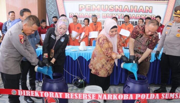 Musnahkan 1,7 Kilogram Sabu dan 6.404 Butir Ekstasi, Polda Sumsel Klaim Selamatkan 31 Ribu Jiwa
