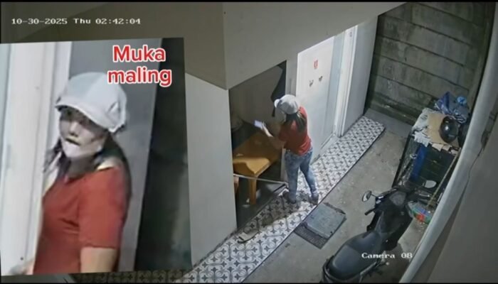 Tidur di Musala Handphone Driver Ojek Online di Palembang Dicuri, Pelaku Perempuan Terekam CCTV