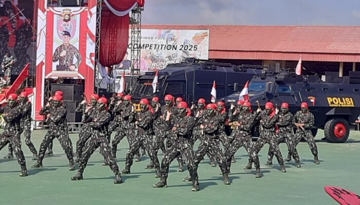 Brimob Polda Sumsel Gelar Syukuran HUT ke-80 Korps Brimob, Ada Atraksi Bela Diri Hingga Personel Gegana