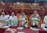 Operasi Sikat II Musi 2025 Berakhir, Ini Hasil Operasi Selama 15 Hari, Ada Bandar Sabu 11 Kilogram