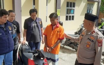 Gelapkan Motor Teman, Residivis Pencurian dengan Pembunuhan  Ditangkap Polsek Ilir Barat II