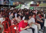 Umat Kristiani di Palembang Padati Gereja Katolik Paroki Santo Yoseph untuk Misa Malam Natal