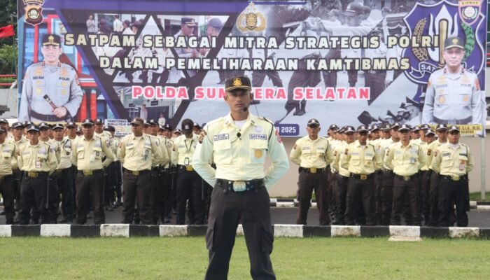 Mitra Strategis Polri dalam Menjaga Kamtibmas, Ribuan Satpam di Palembang Ikuti Apel Konsolidasi