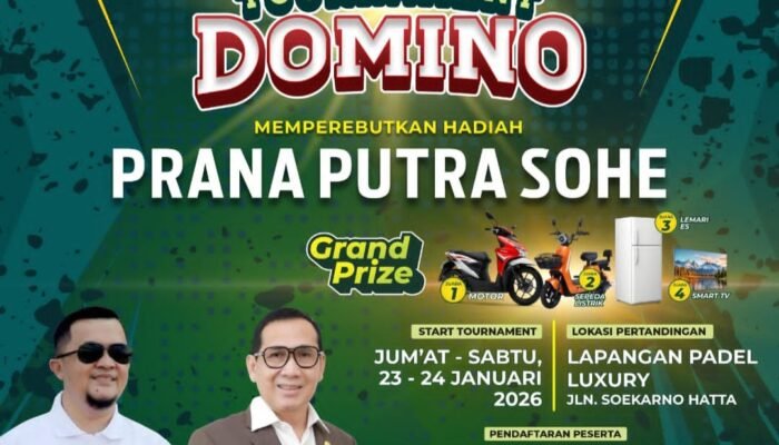 Turnamen Domino Akbar di Palembang Siap Digelar 23–24 Januari