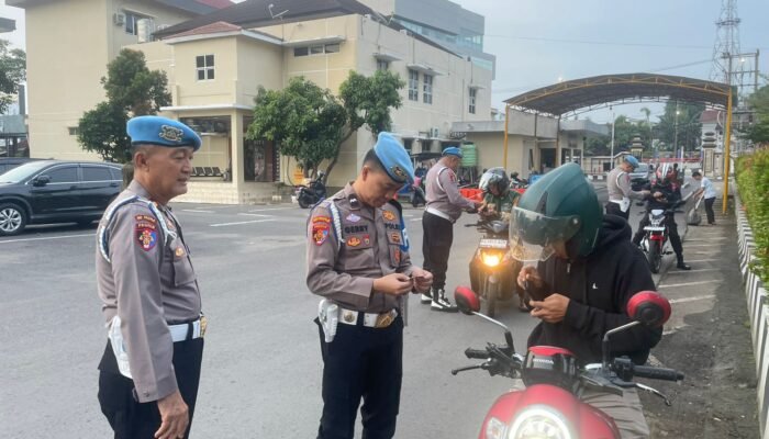 Bidpropam Polda Sumsel Gelar Gaktibplin, Cek Kelengkapan Randis Hingga Kendaraan Pribadi Anggota