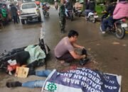 Hindari Alat Berat, Kurir Paket Tewas Dilindas Truk Hino di Jalan Alamsyah Ratu Prawiranegara Palembang