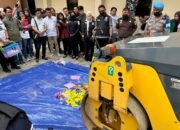 Polda Sumsel Musnahkan Narkotika Rp5,7 Miliar, 49.980 Jiwa Berhasil Diselamatkan