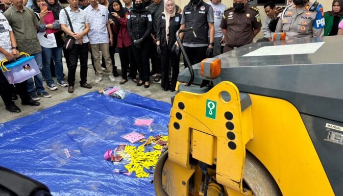 Polda Sumsel Musnahkan Narkotika Rp5,7 Miliar, 49.980 Jiwa Berhasil Diselamatkan