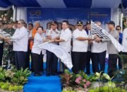 Kemenhub Lepas 5 Armada Bus Peserta Balik Mudik Gratis dari Terminal Alang alang Lebar Palembang