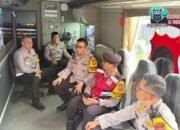 Polda Sumsel Turunkan Mobile Command Center ke Betung, Teknologi Drone Kendalikan Arus Mudik Jalintim