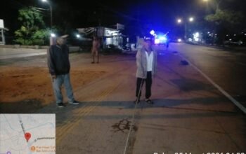 Truk Isuzu Tabrak Pejalan Kaki di Jalan Soekarno Hatta Palembang Hingga Tewas