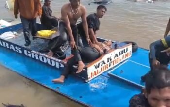 Diduga Dihempas Ombak, Speedboat Penumpang Karam di Perairan Telang Banyuasin, Satu Meninggal Dunia