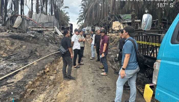 Pasca Kebakaran, Tim Gabungan Polda Sumsel Kejar Pemilik 11 Sumur Minyak Ilegal di Lahan PT Hindoli Muba