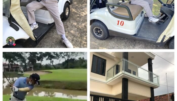 Gaya Hidup Hedonisme Poniman Eks Kawilker Karang Agung, Hobi Main Golf Hingga Pamerkan Rumah Mewah Dua Lantai