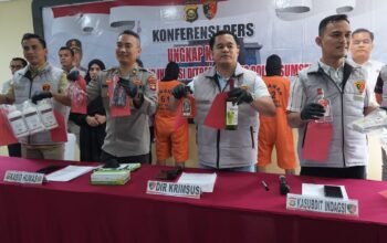 Polda Sumsel Gerebek Produksi Mansion House Whisky dan Vodka Made In Banyuasin, Empat Peracik Diamankan