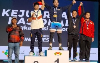 Atlet Sumsel Rebut 3 Perak Kejurnas Angkat Besi