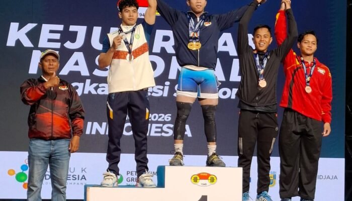 Atlet Sumsel Rebut 3 Perak Kejurnas Angkat Besi