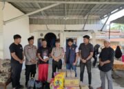 Wujud Empati, Kapolres Muratara Santuni Keluarga Bocah yang Meninggal Tenggelam di Sungai Rawas