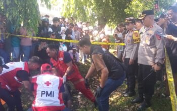 Bocah Perempuan Ditemukan Meninggal di Parit Jalan Alamsyah Ratu Prawira Negara Palembang