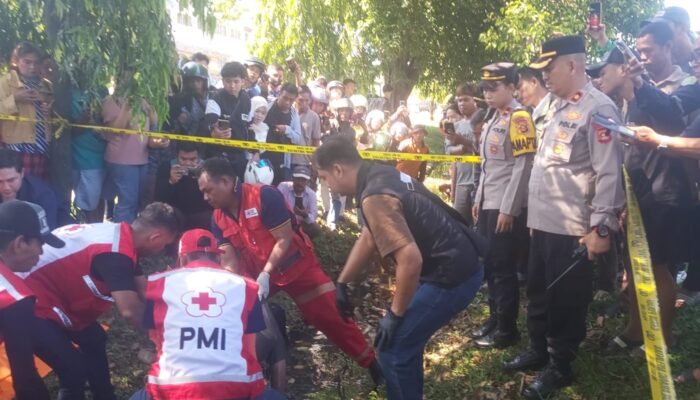 Bocah Perempuan Ditemukan Meninggal di Parit Jalan Alamsyah Ratu Prawira Negara Palembang