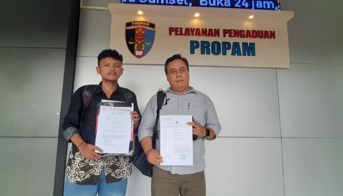 Diduga Keroyok dan Sekap Sopir Truk, Oknum Anggota Provos Dilaporkan ke Propam Polda Sumsel