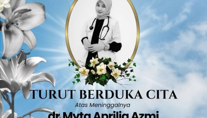 Tetap Bekerja dalam Kondisi Sakit, dr Myta Aprilia Dokter Internship RSUD Jambi Meninggal Dunia