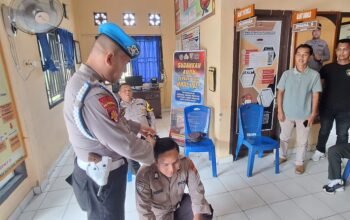 Operasi Gaktibplin, Bidpropam Polda Sumsel Sidak 11 Polsek Periksa Tampang Hingga Tes Urine Personel