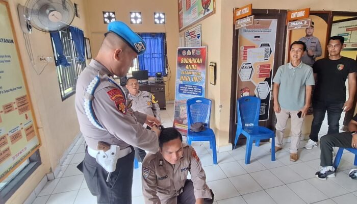 Operasi Gaktibplin, Bidpropam Polda Sumsel Sidak 11 Polsek Periksa Tampang Hingga Tes Urine Personel