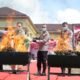 Kapolda Sumsel Musnahkan 200 Kilogram Ganja Kering Hasil Ungkap Kasus Ladang Ganja di Empat Lawang