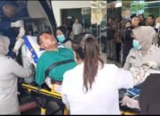 Dievakuasi dengan Helikopter, Ngadiono Korban Kecelakaan Bus ALS Dirujuk ke RS Bhayangkara Palembang