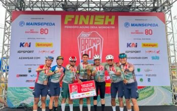 Polda Sumsel Kembali Cetak Prestasi di Dunia Balap Sepeda, Terbaru Juara di Bromo KOM 2026