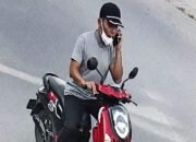 Pria Berkaos Polisi Bawa Kabur Motor Pedagang Es Jumbo di Palembang, Modus Minjam untuk Jemput Istri
