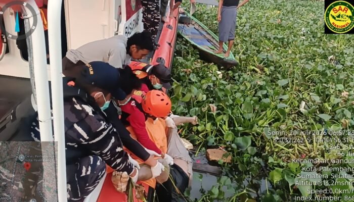 Jatuh ke Sungai Musi, ABK Putra Kelana Ditemukan Tewas Mengapung